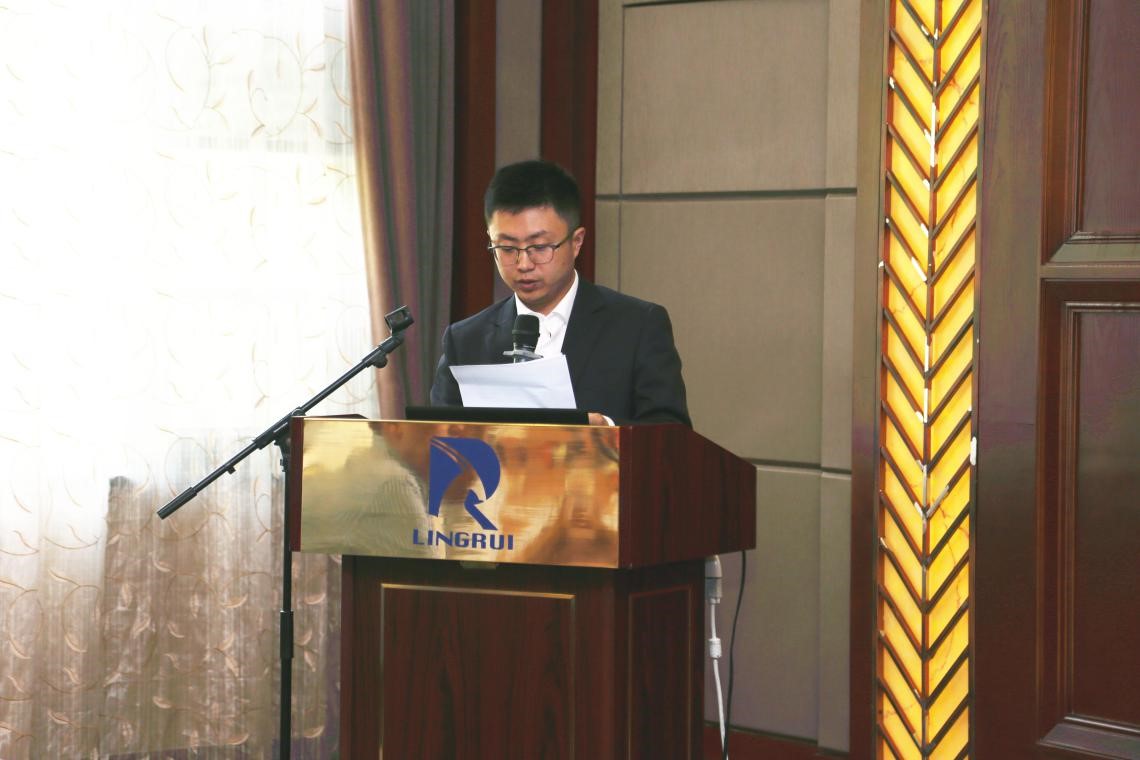 (羚锐制药总经理熊伟致辞)